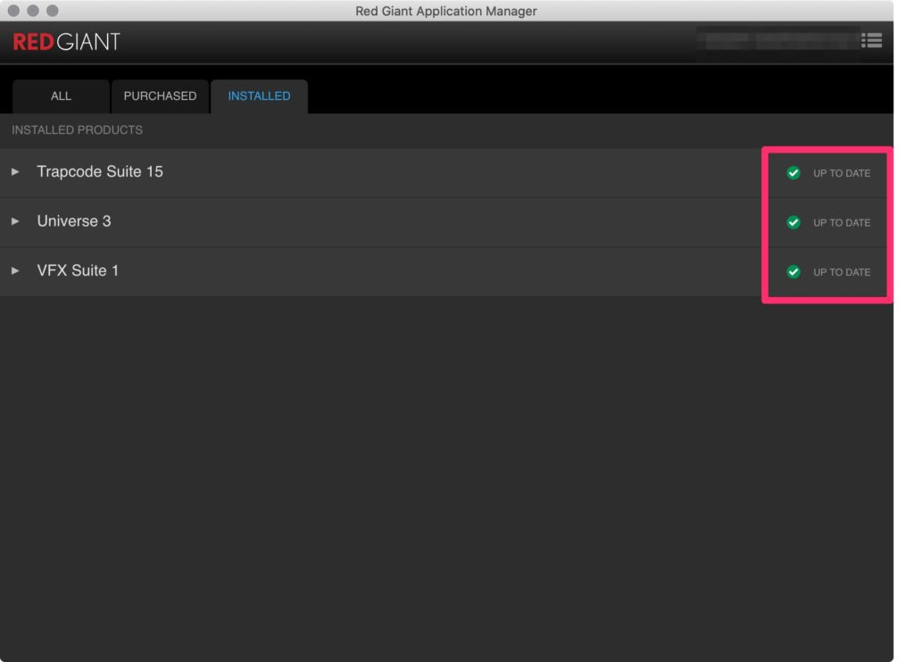 【AfterEffects】Red Giant社プラグインのアップデート方法！フラッシュバックジャパンで購入した場合も IzukaEffects