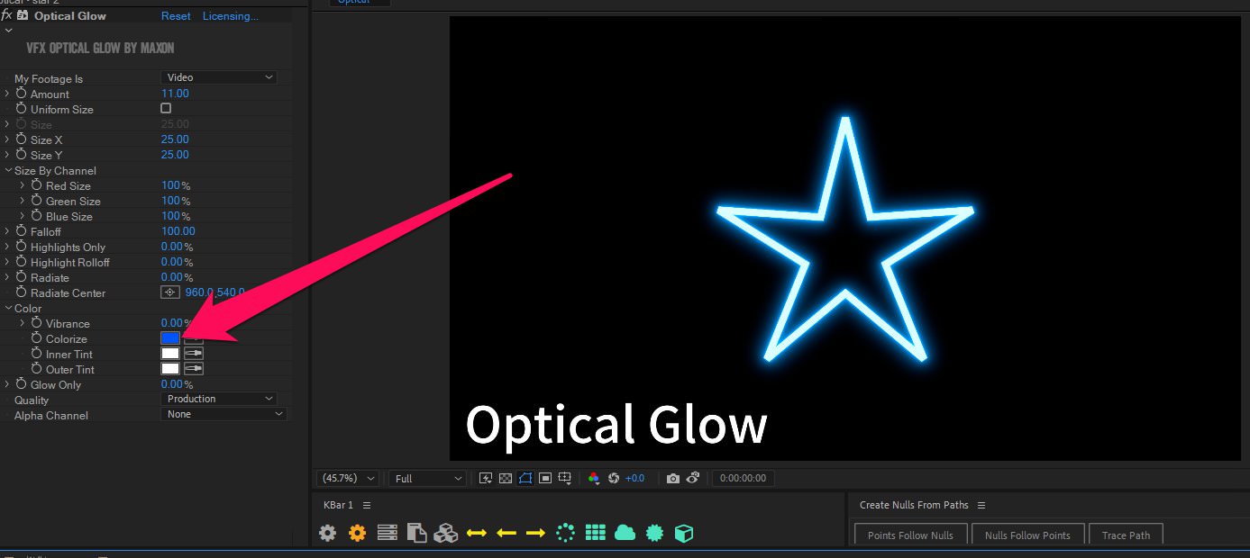 optical glow after effects download