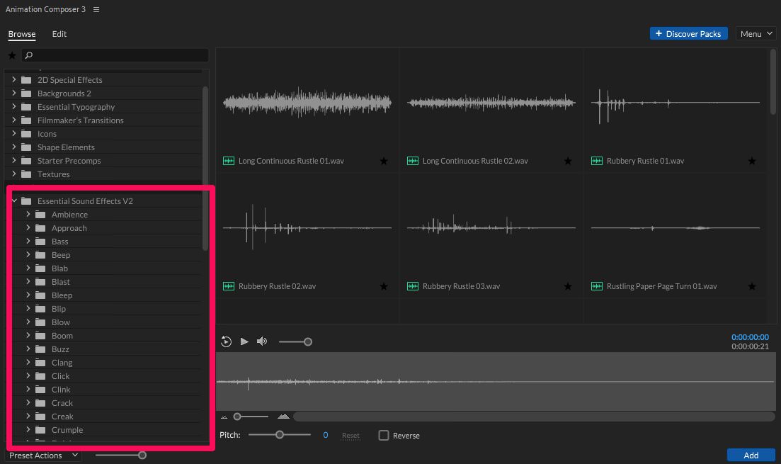 効果音】Animation Composer有料パック「Essential Sound Effects」をレビュー！ | IzukaEffects
