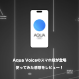 【念願】Aqua Voiceのスマホ版登場！使ってみた感想をレビュー【公式からテストさせてもらった】
